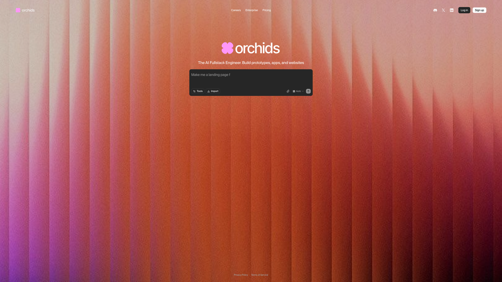 Orchids AI Fullstack Engineer screenshot