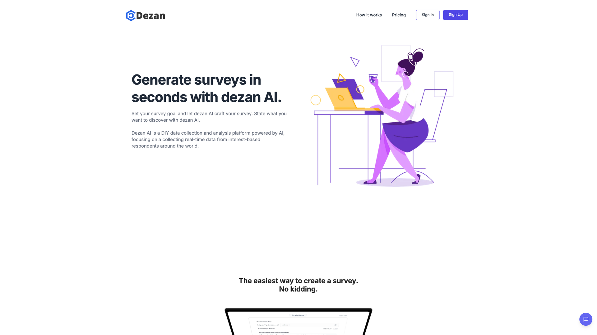 Dezan AI Survey Builder screenshot