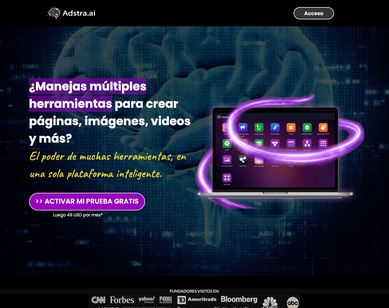 Adstra.ai screenshot