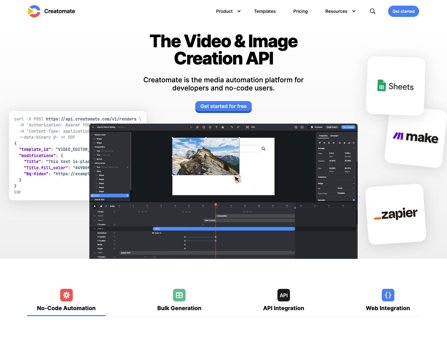 Creatomate screenshot