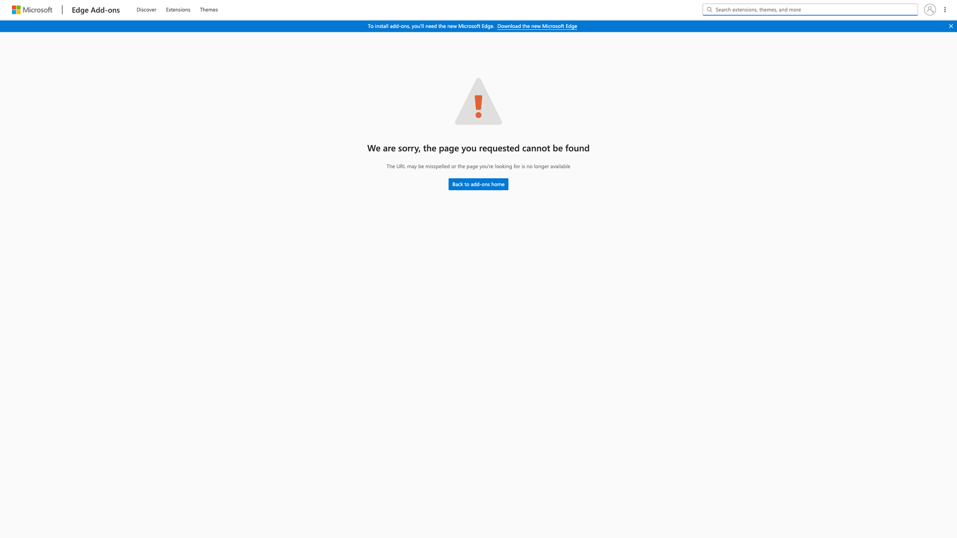 Microsoft Edge Add-ons screenshot