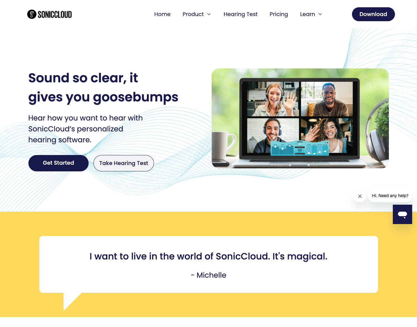 SonicCloud screenshot