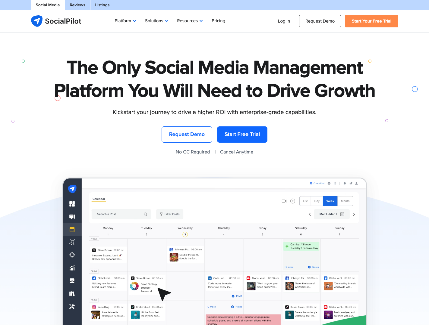 SocialPilot screenshot