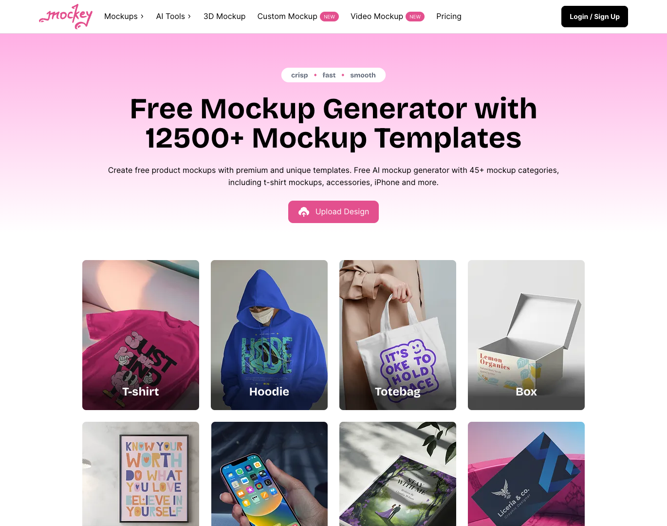 Mockey AI Mockup Generator screenshot