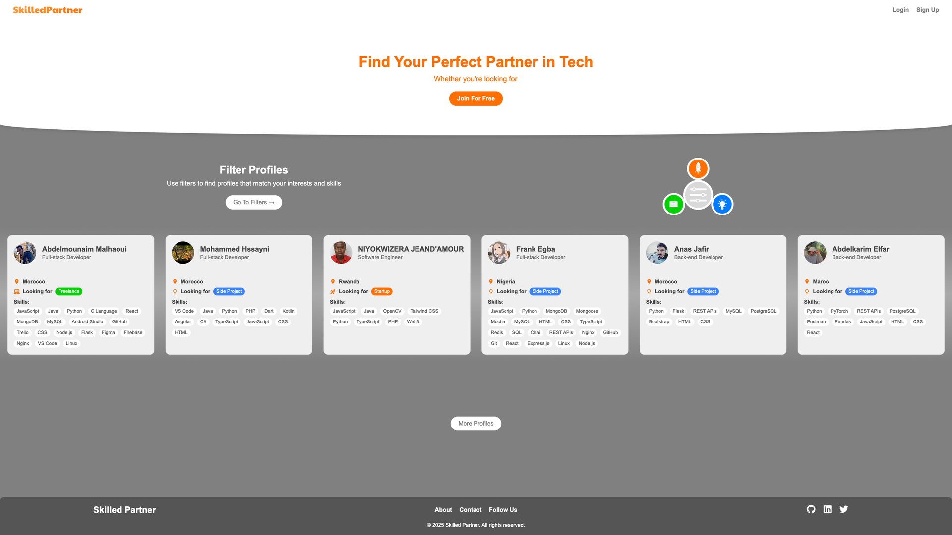 Skilled Partner screenshot