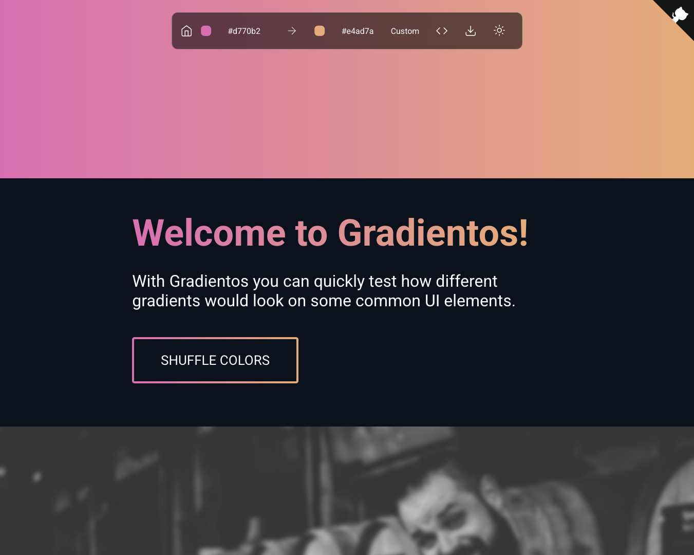 Gradientos screenshot