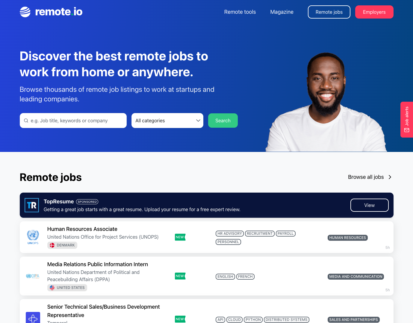 Remote.io screenshot