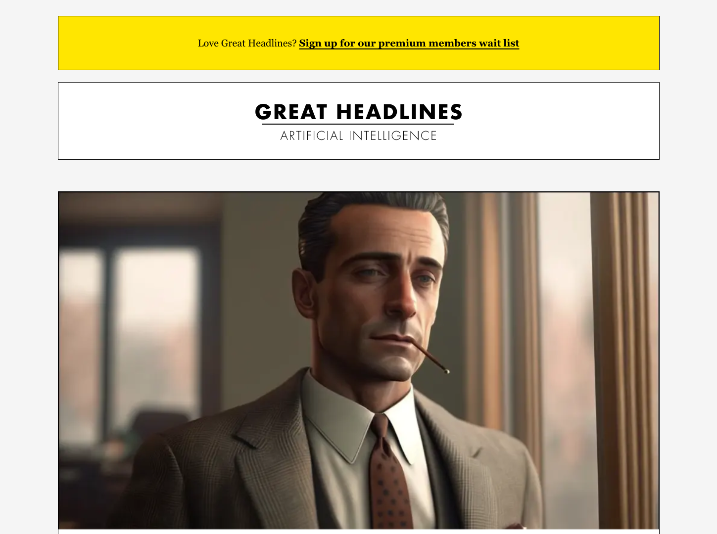 Great Headlines screenshot