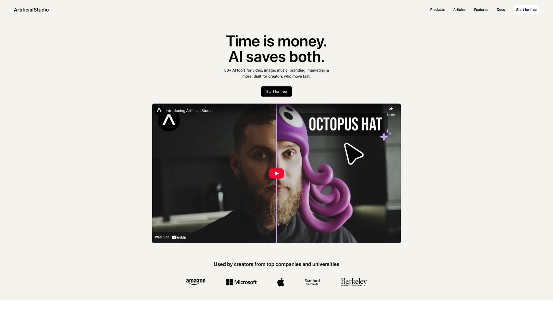 ArtificialStudio screenshot