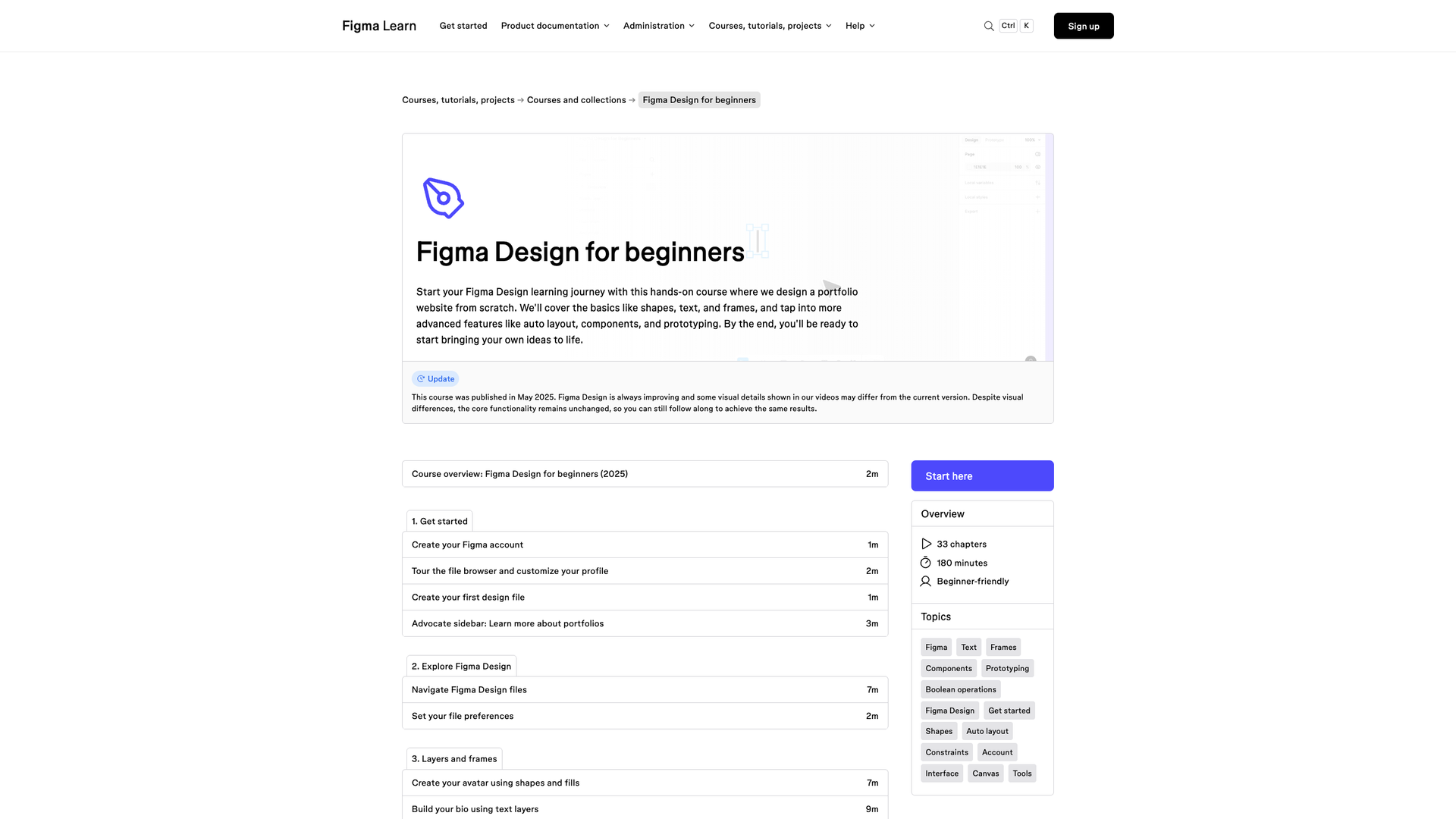 Figma Design for Beginners screenshot