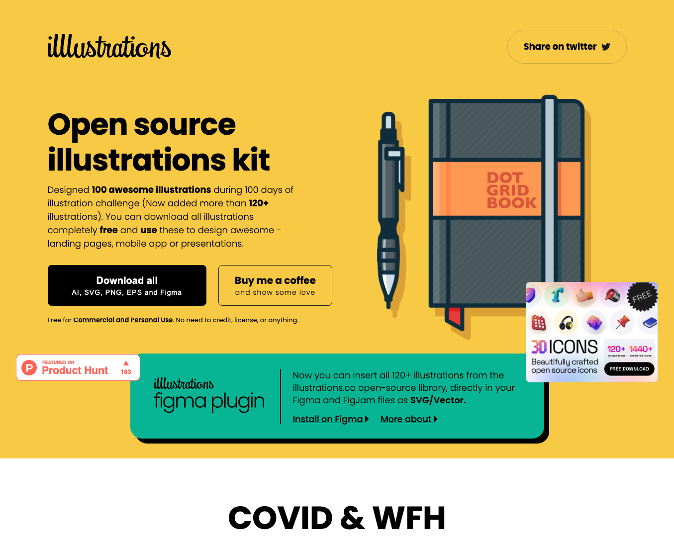 illlustrations Open Source Kit screenshot