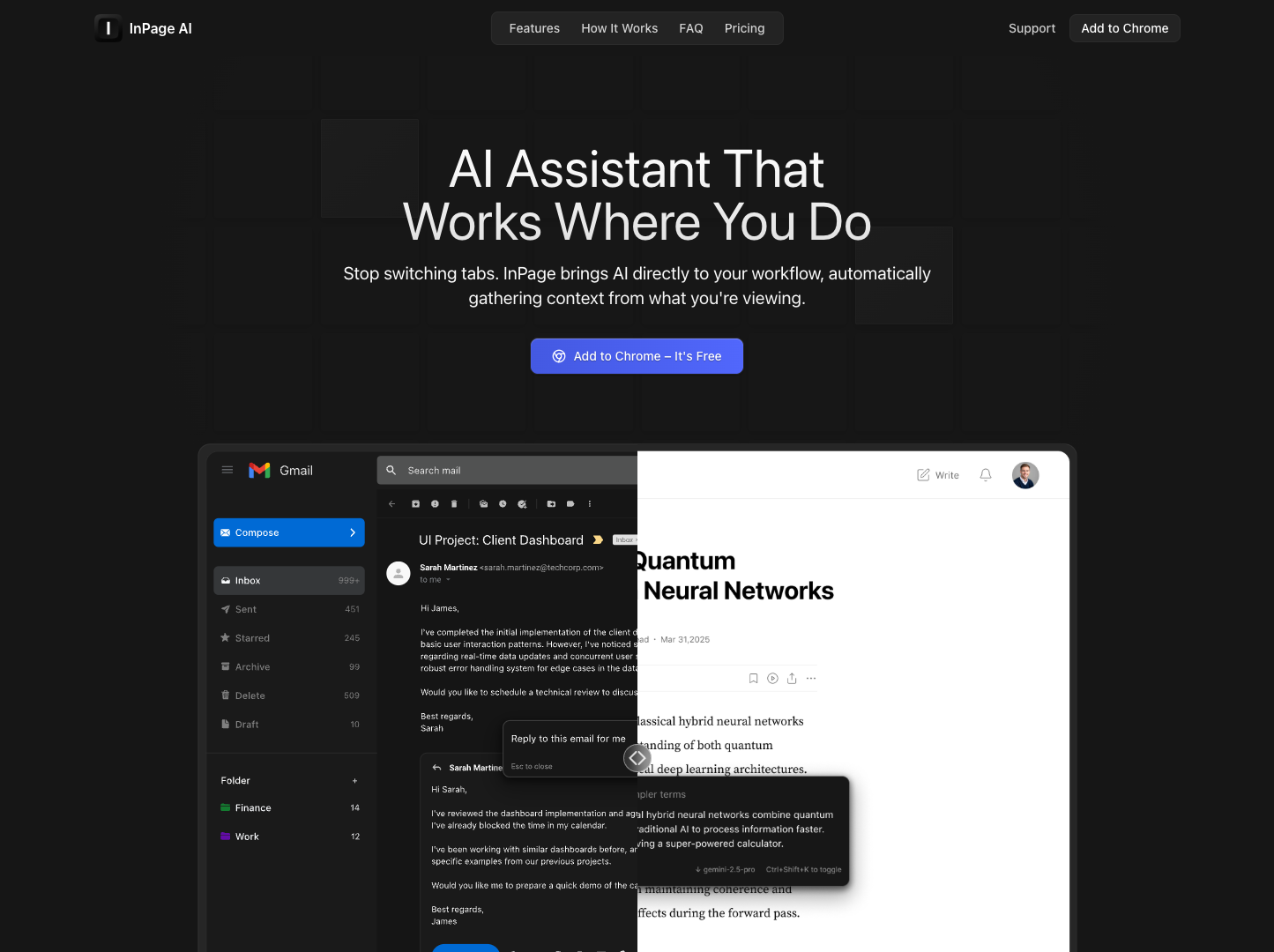 InPage AI screenshot