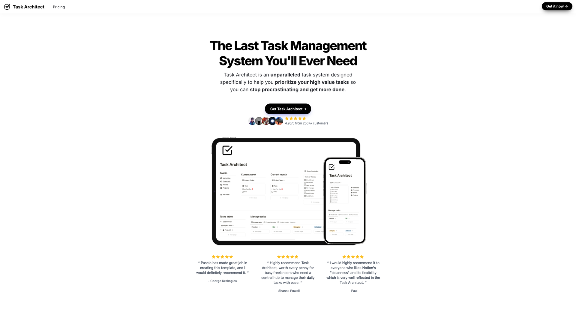 Task Architect screenshot