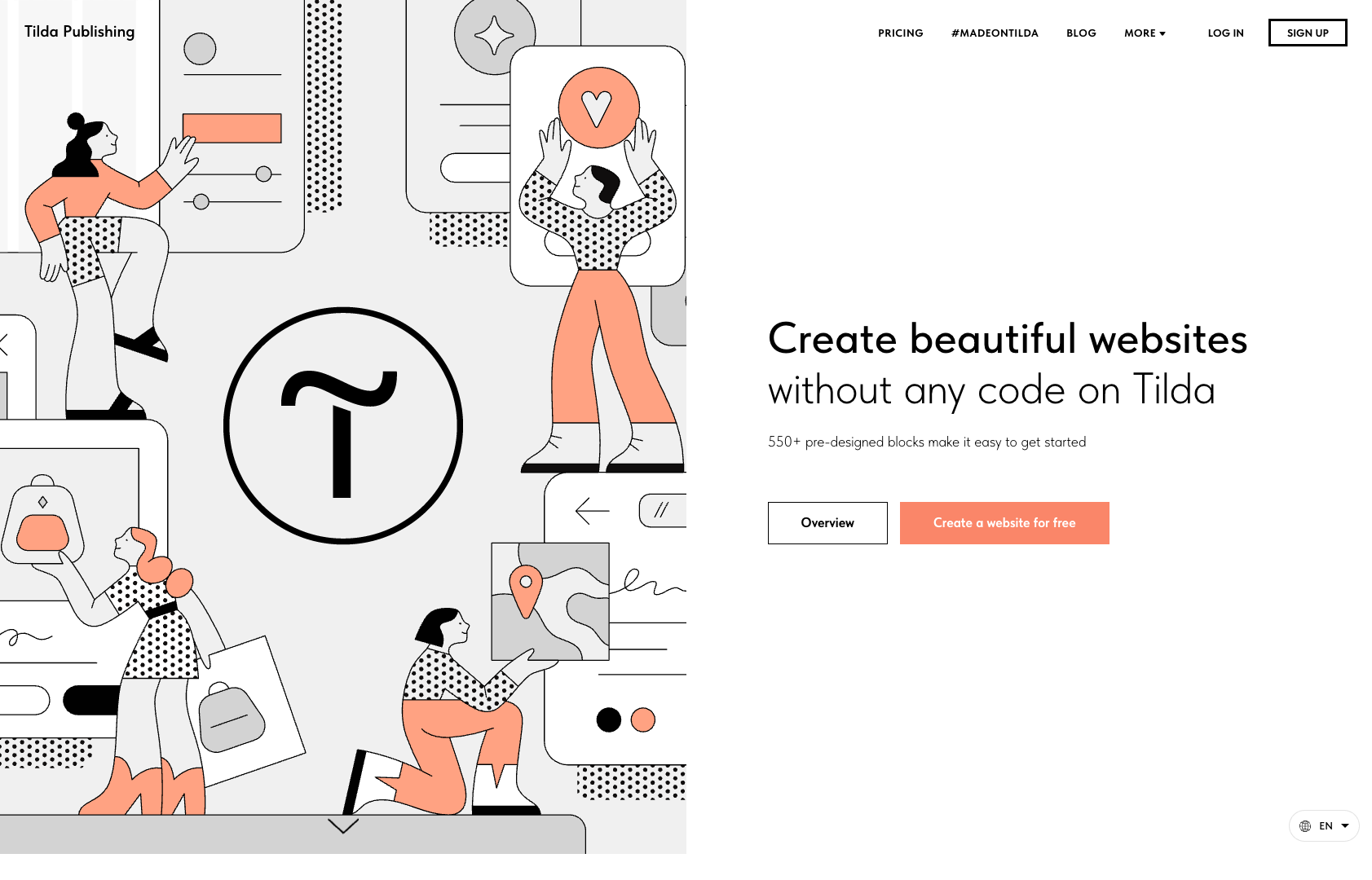 Tilda Website Builder screenshot
