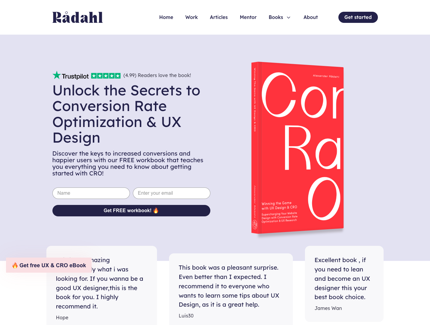 Getting Started with CRO: The Workbook screenshot