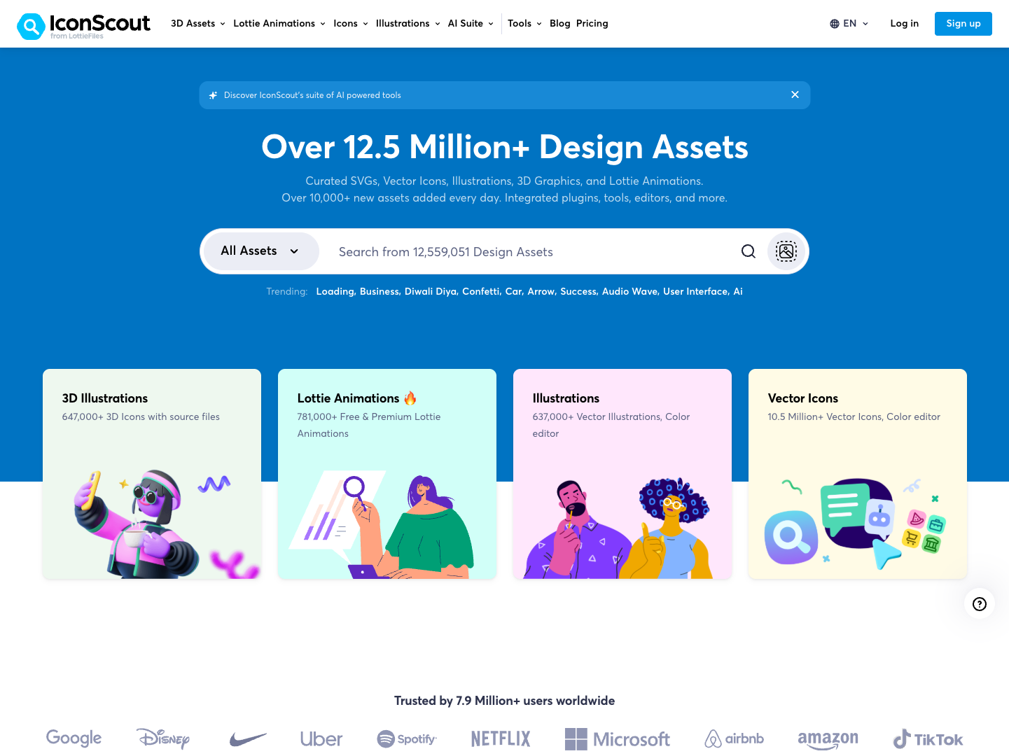 IconScout Asset Library screenshot