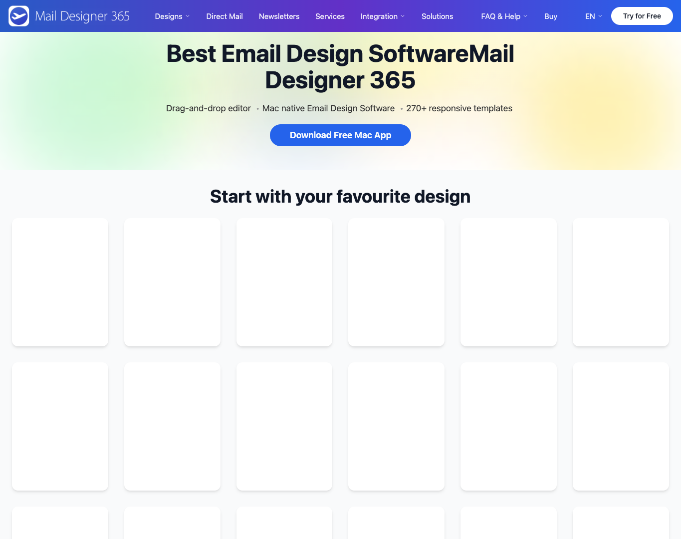 Mail Designer 365 screenshot