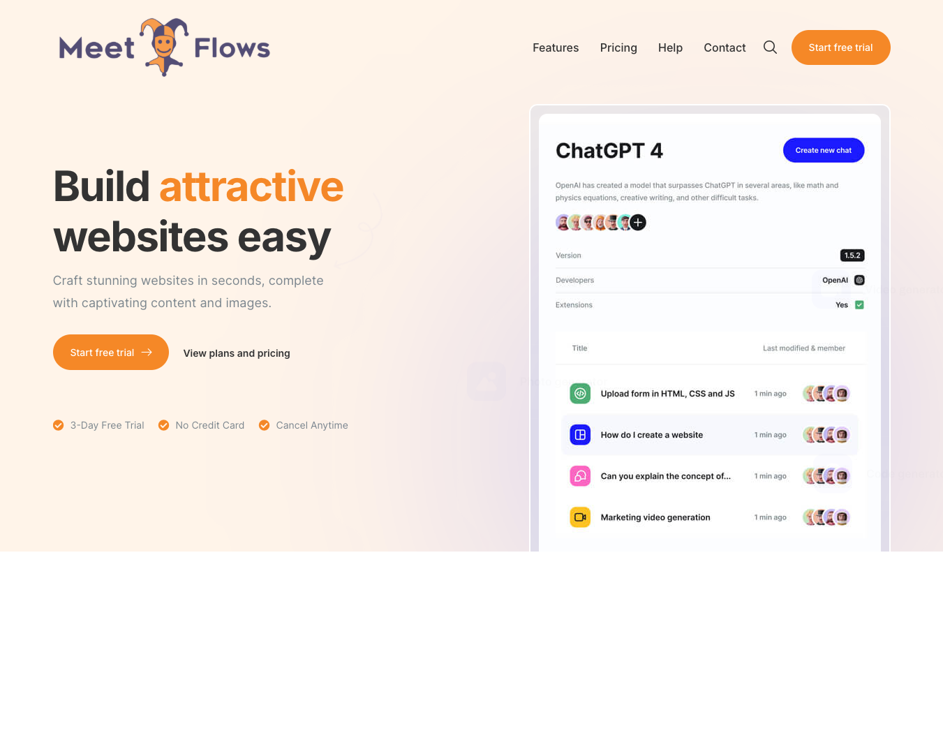 Meet Flows screenshot