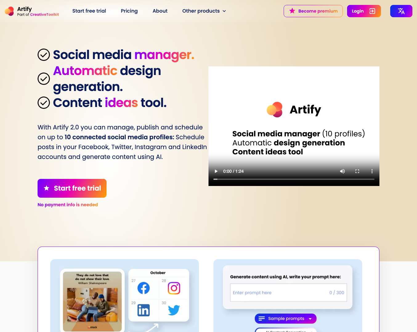 Artify 2.0 screenshot