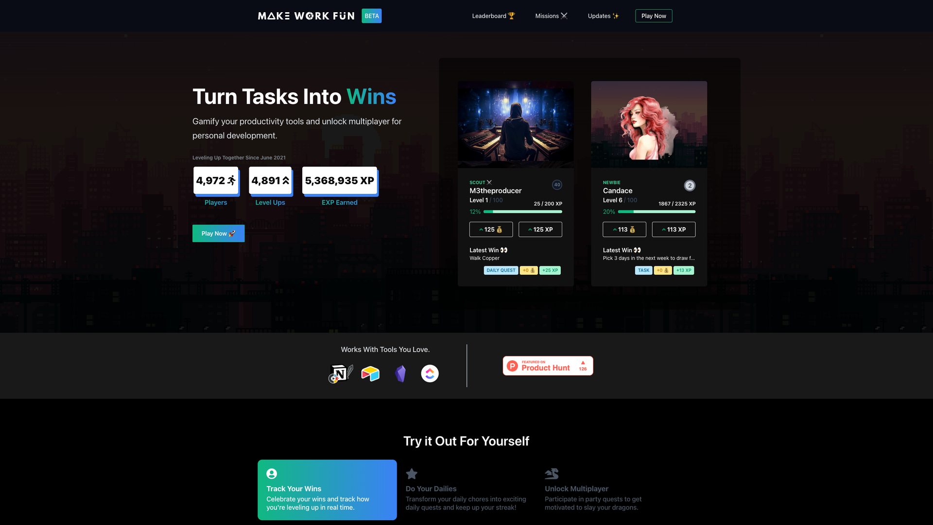 Playful Productivity screenshot