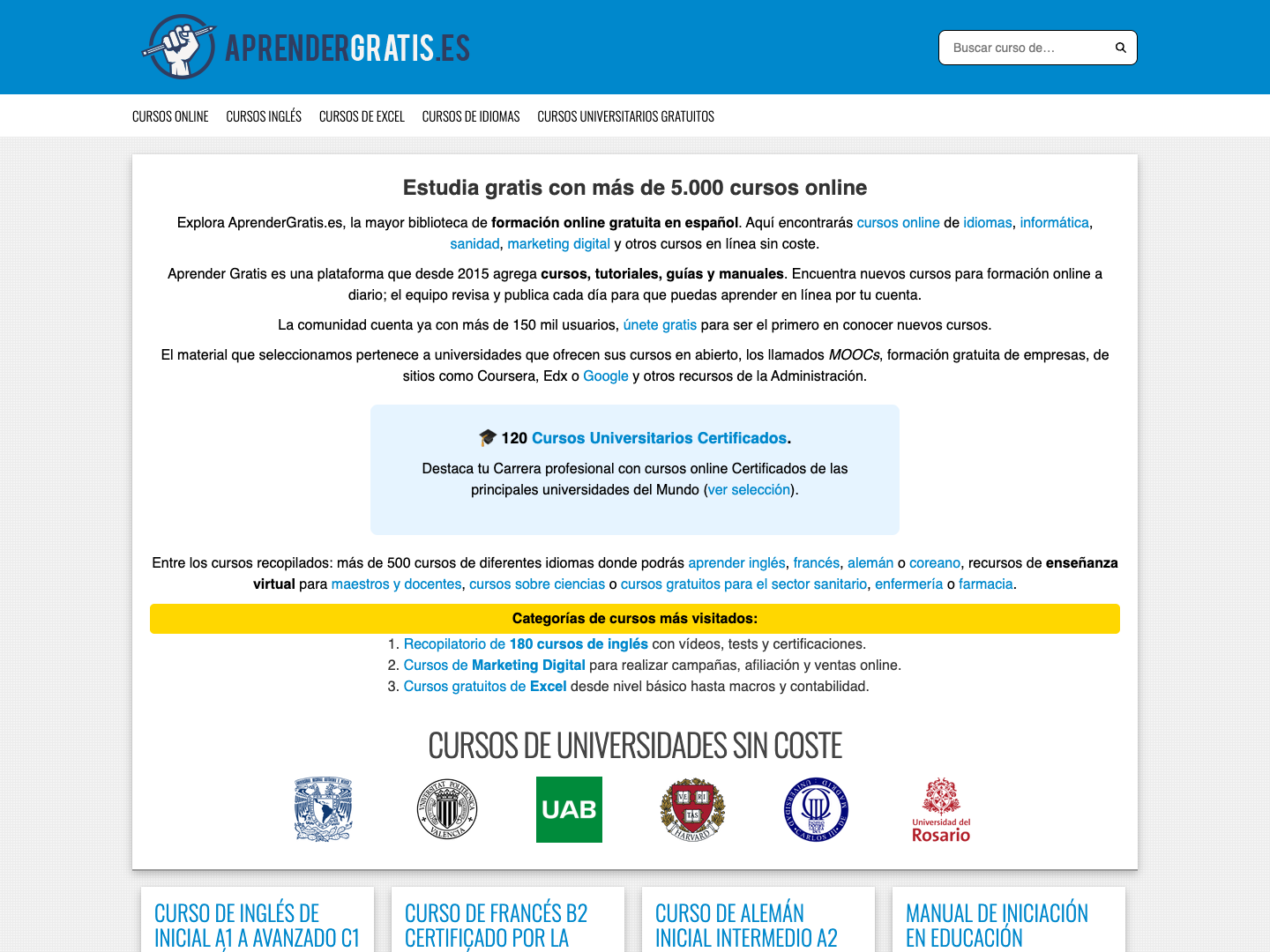 Aprender Gratis screenshot