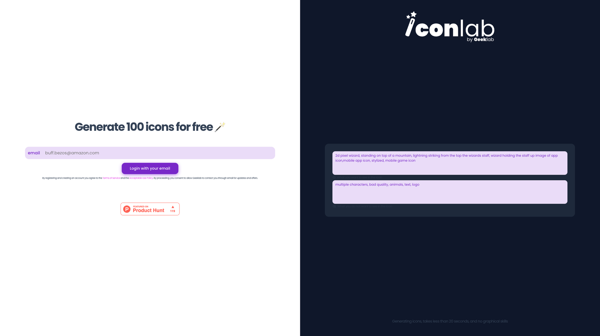 Iconlab screenshot