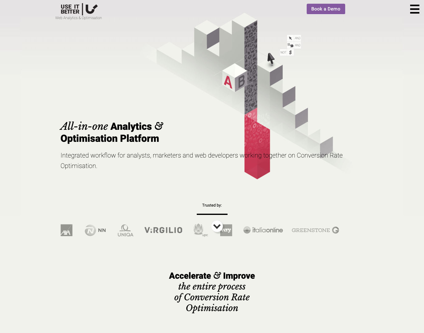 UseItBetter CRO Platform screenshot