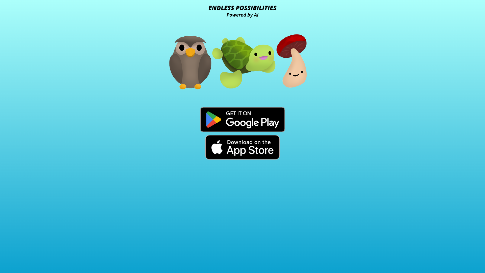 Productivity Pets Landing Page screenshot