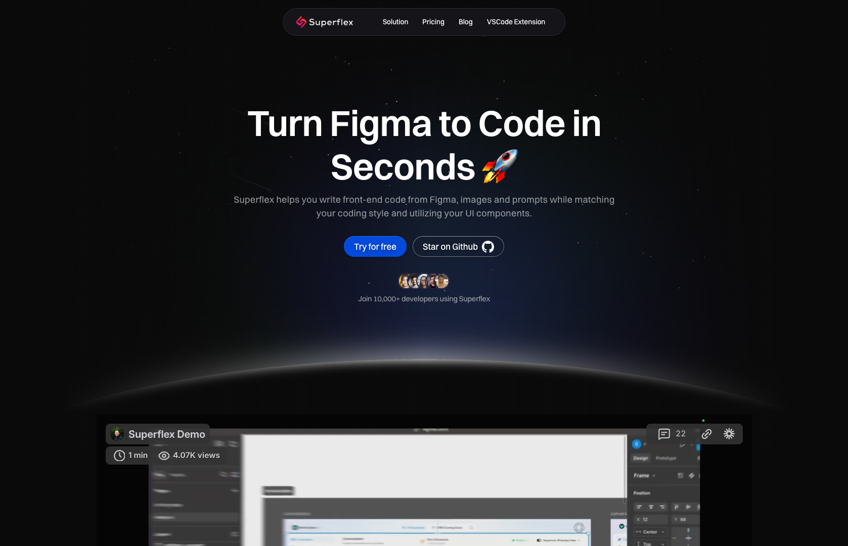 Superflex screenshot