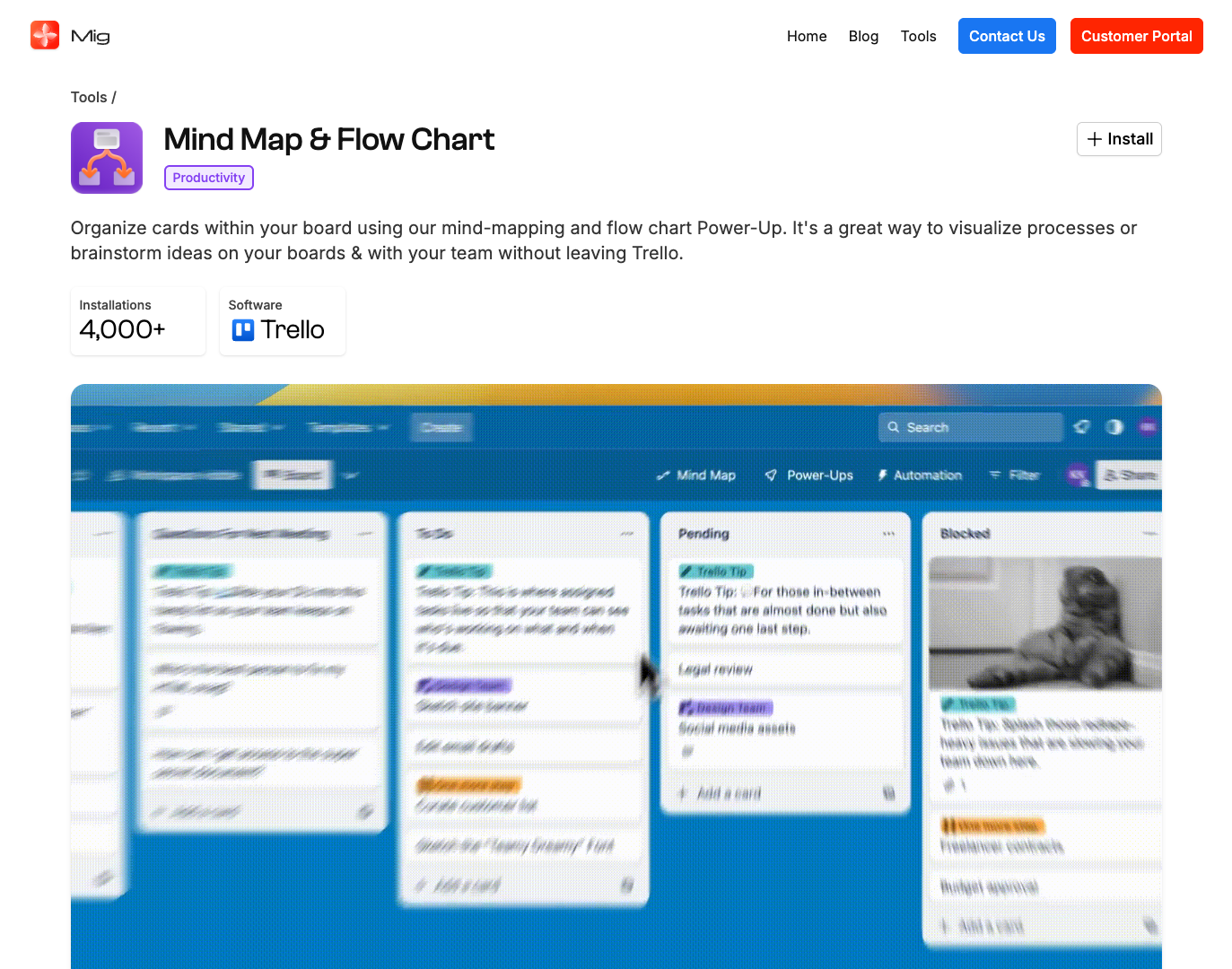 Mind Map & Flow Chart screenshot