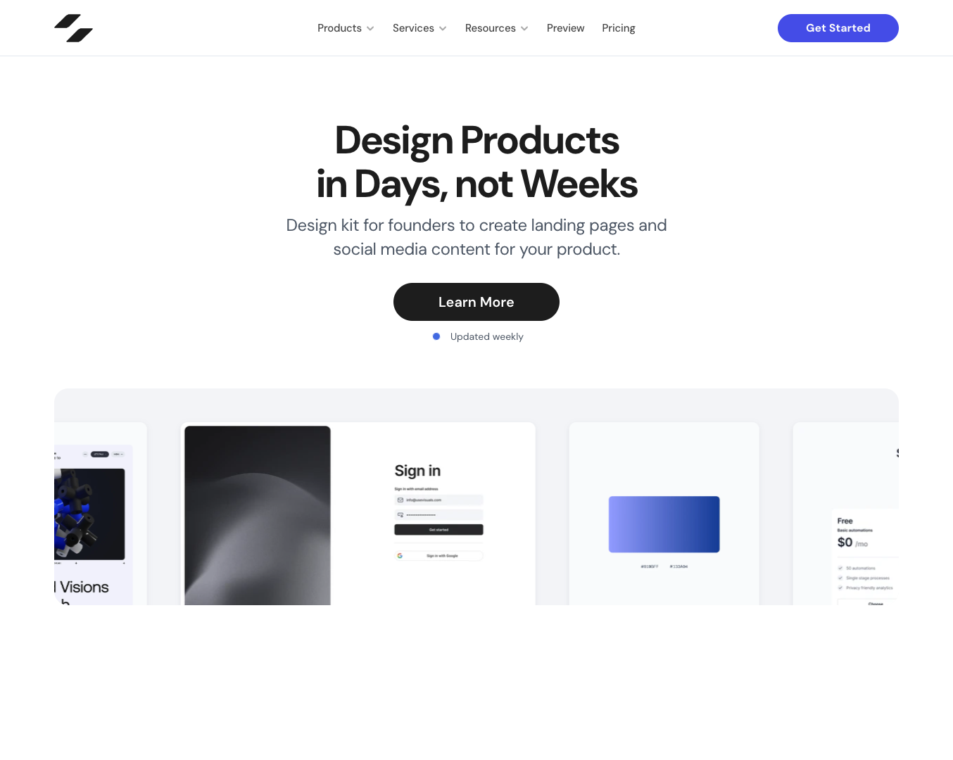 Founder Design Kit screenshot