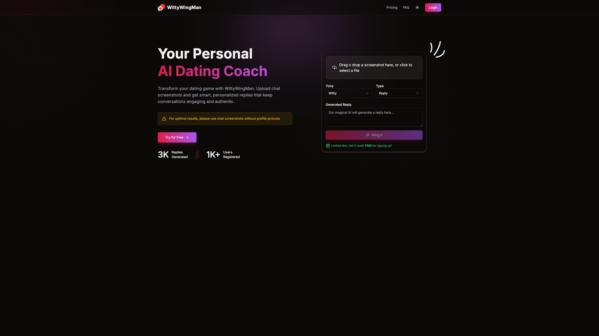 WittyWingMan screenshot