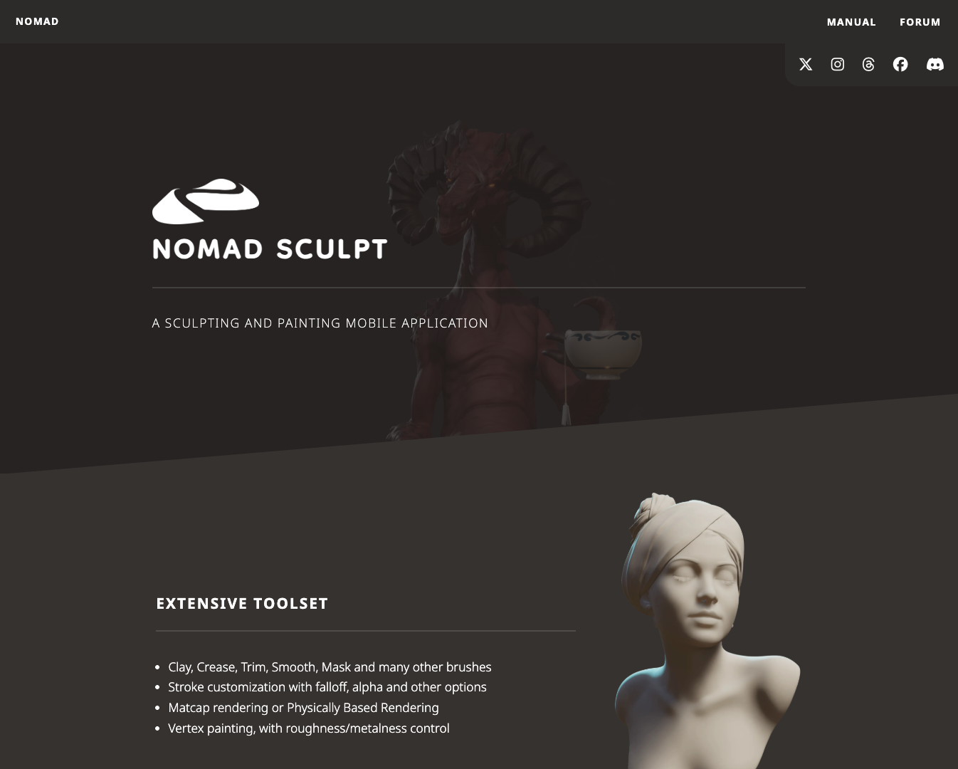 Nomad Sculpt screenshot