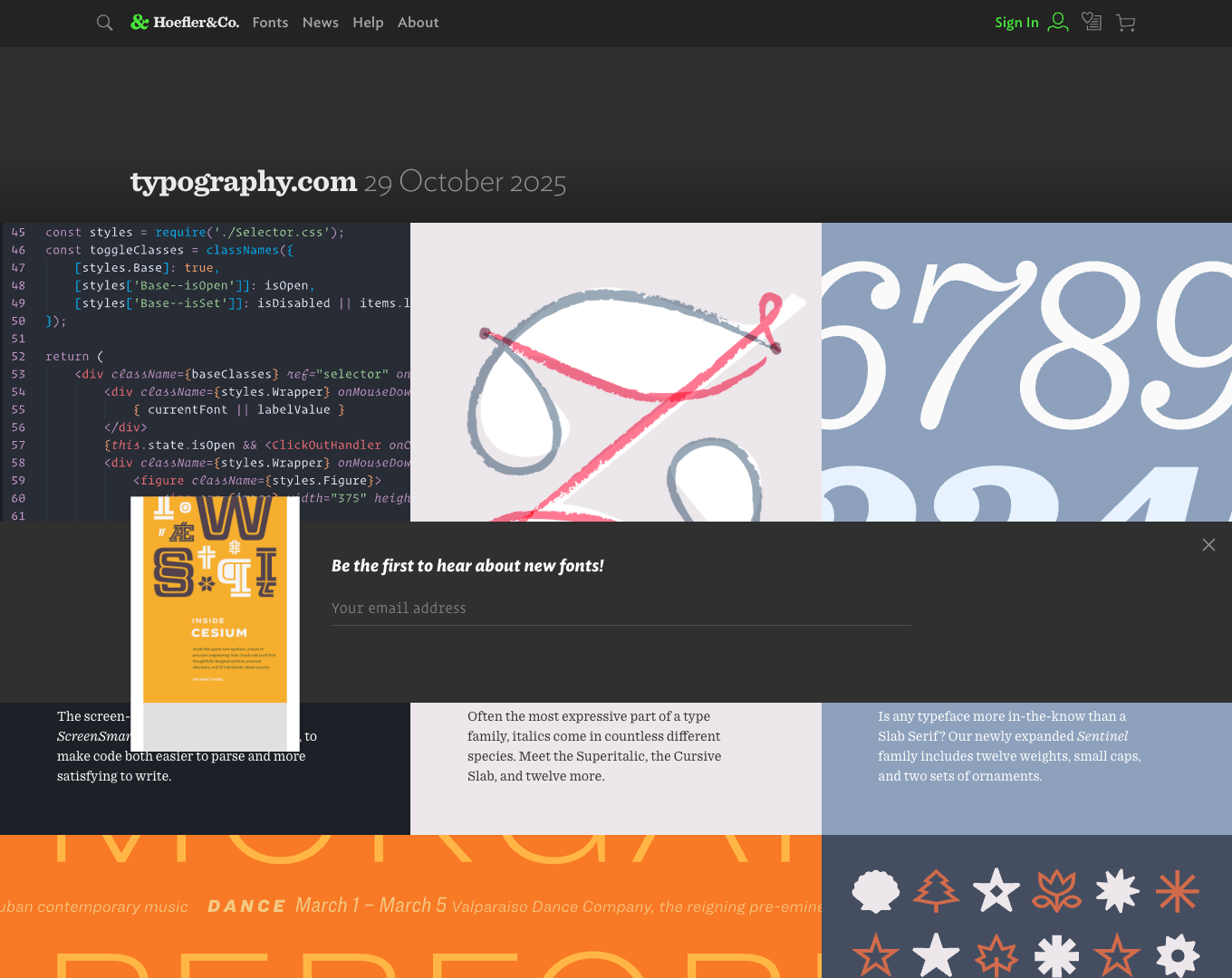 Hoefler&Co. Fonts screenshot