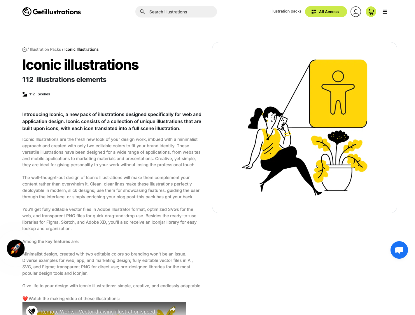 Iconic Illustrations screenshot