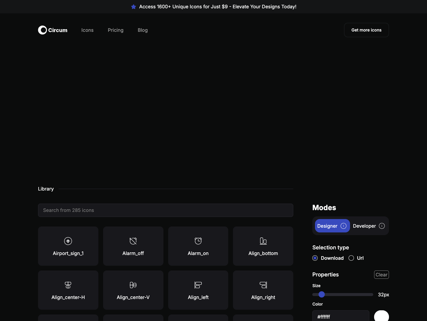 Circum Icons screenshot