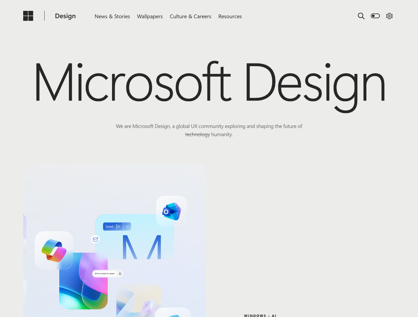 Microsoft Design screenshot