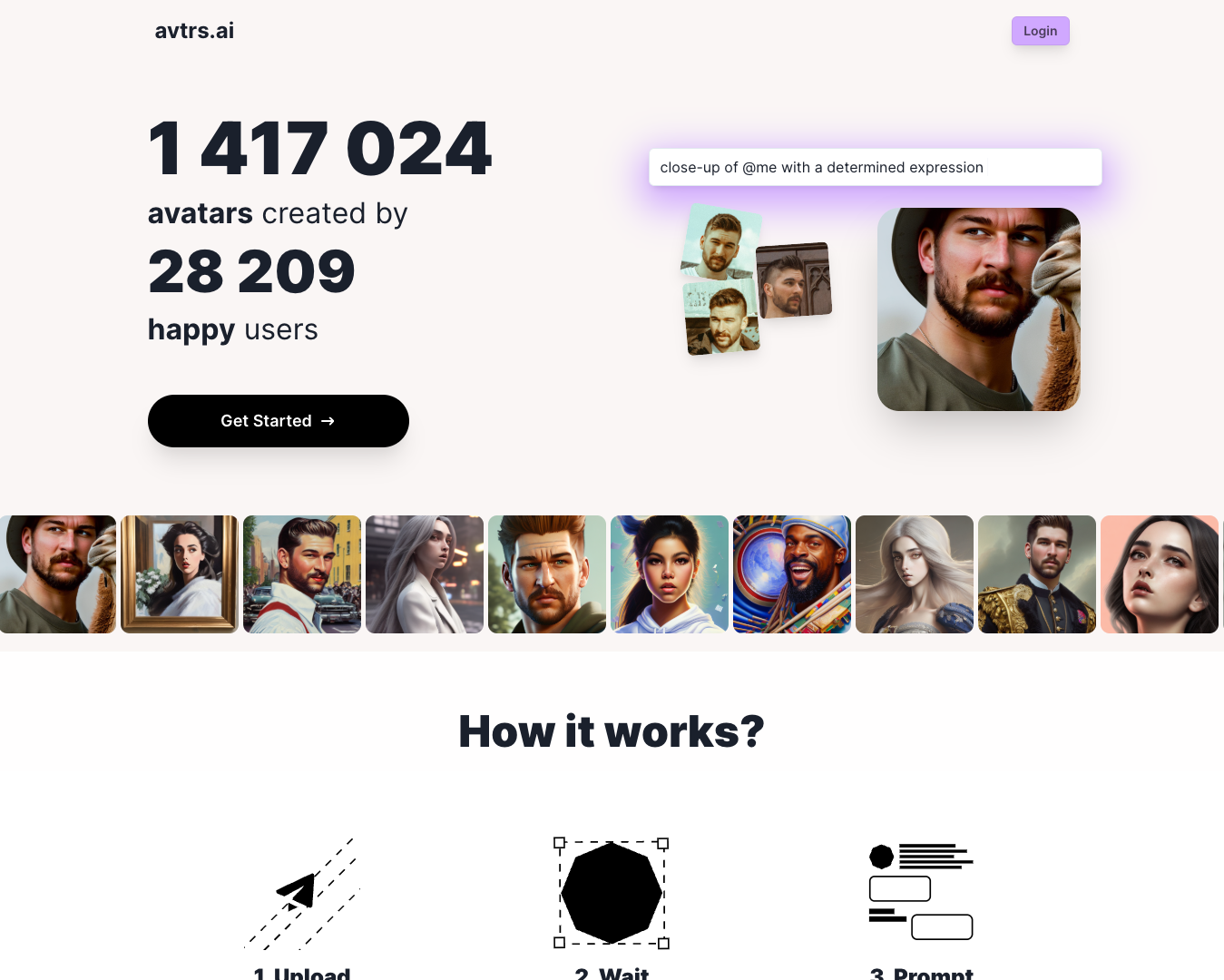 Avtrs AI Avatar Generator screenshot