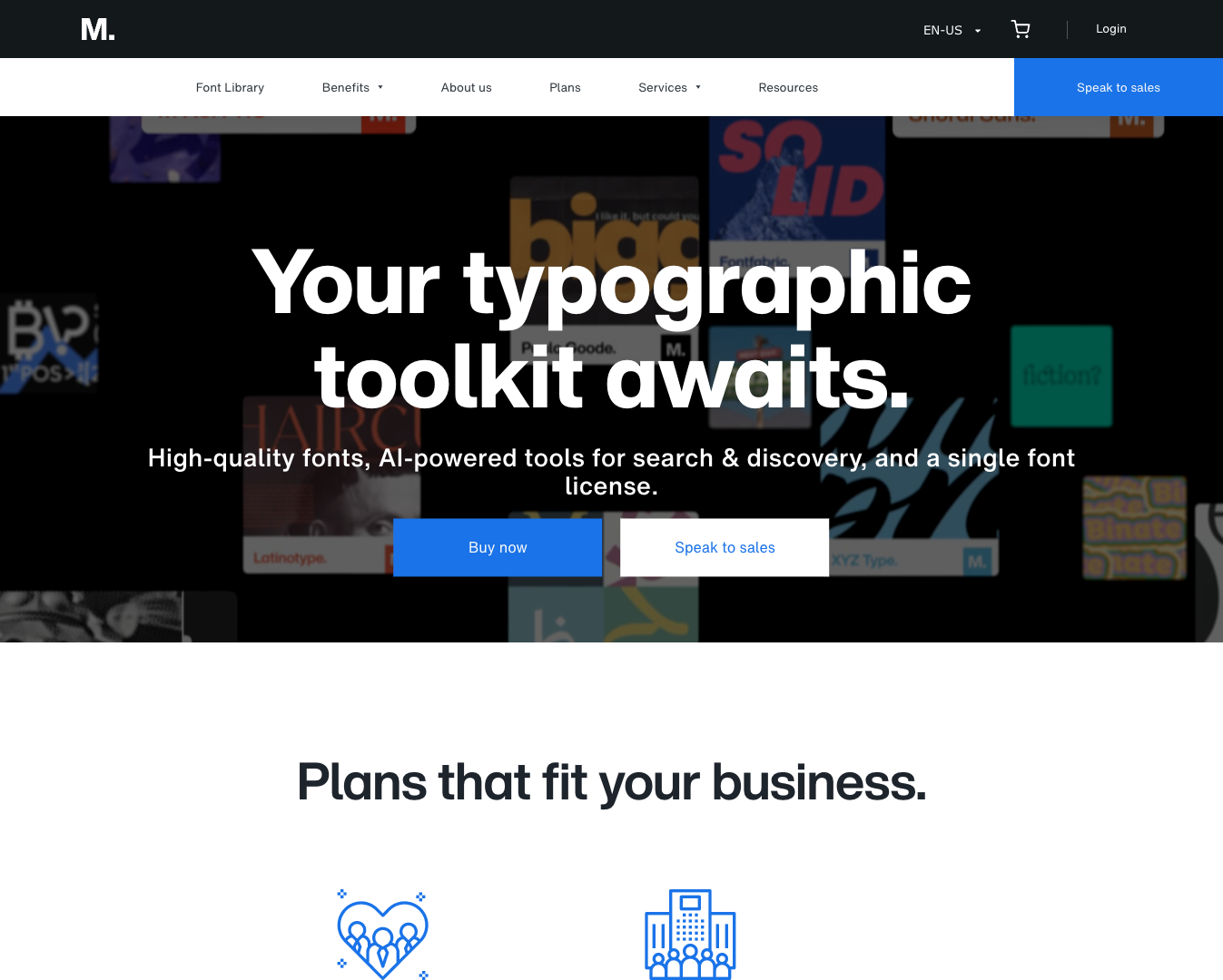Monotype Font Manager screenshot