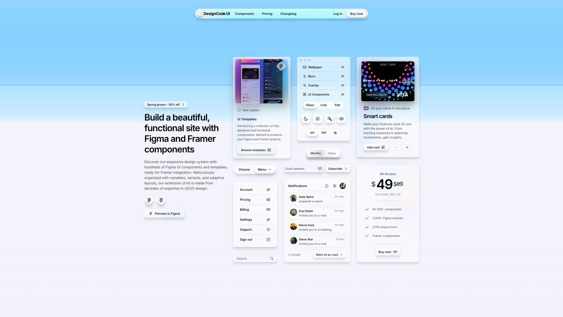 DesignCode UI screenshot