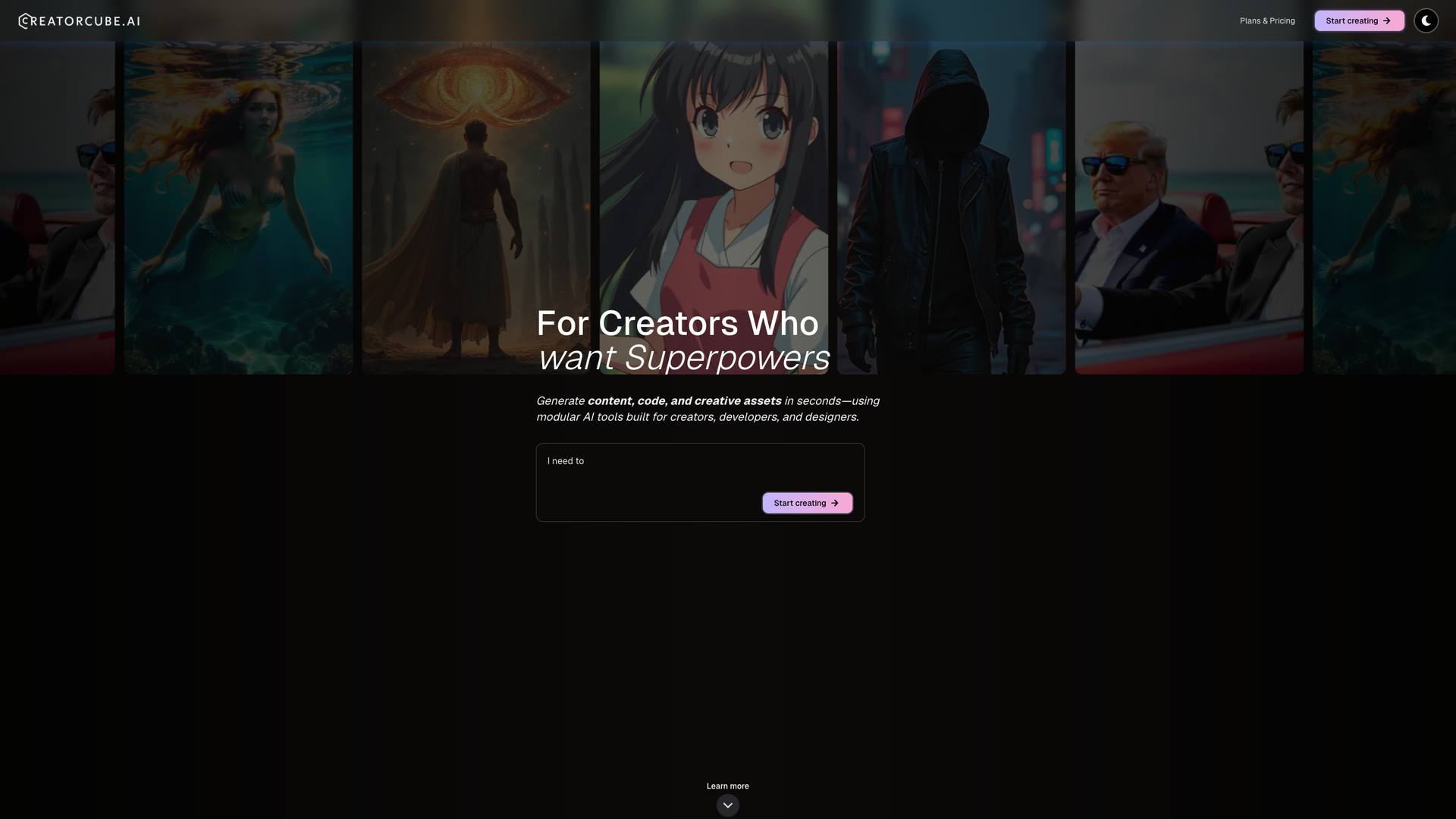 CreatorCube screenshot