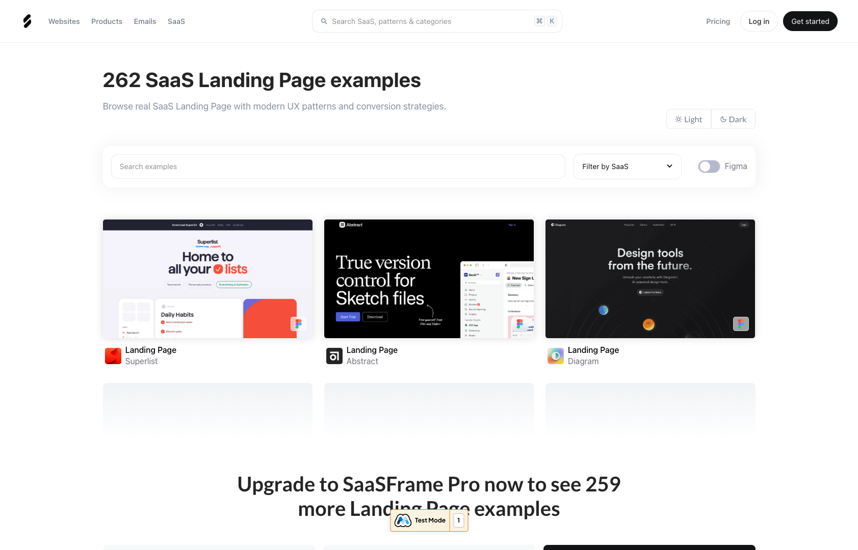 SaaSFrame screenshot