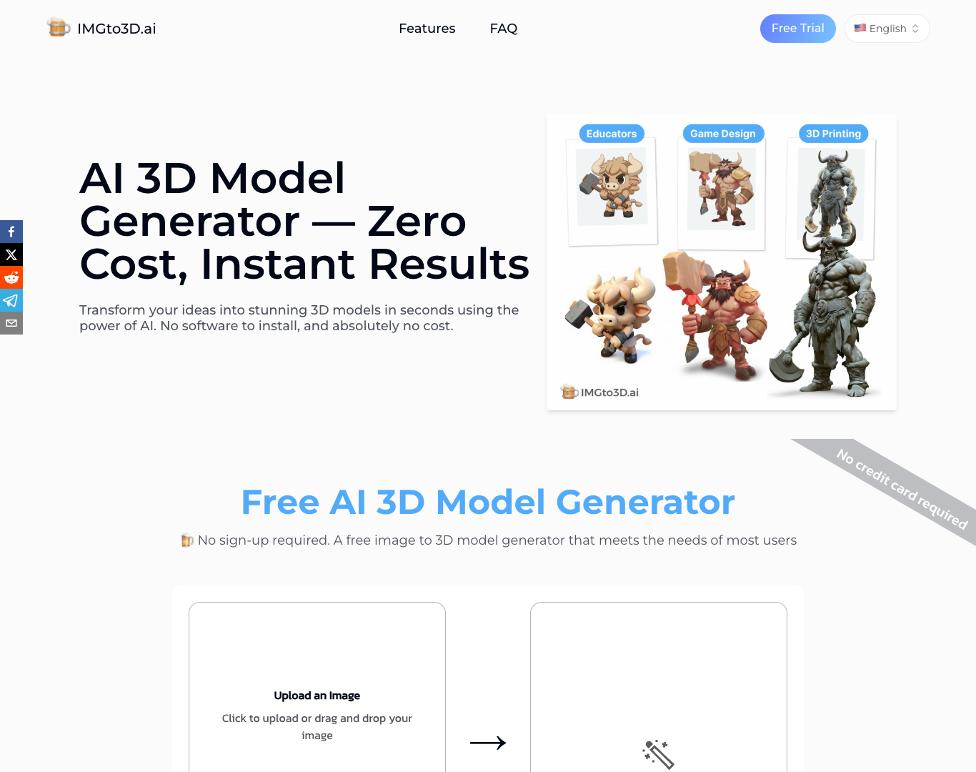 Imgto3D AI screenshot