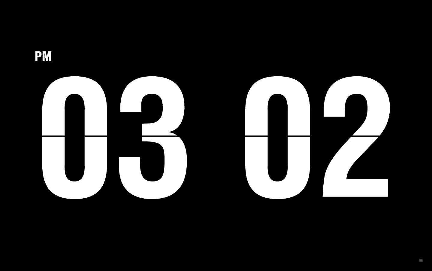 Flip Clock Screensaver screenshot