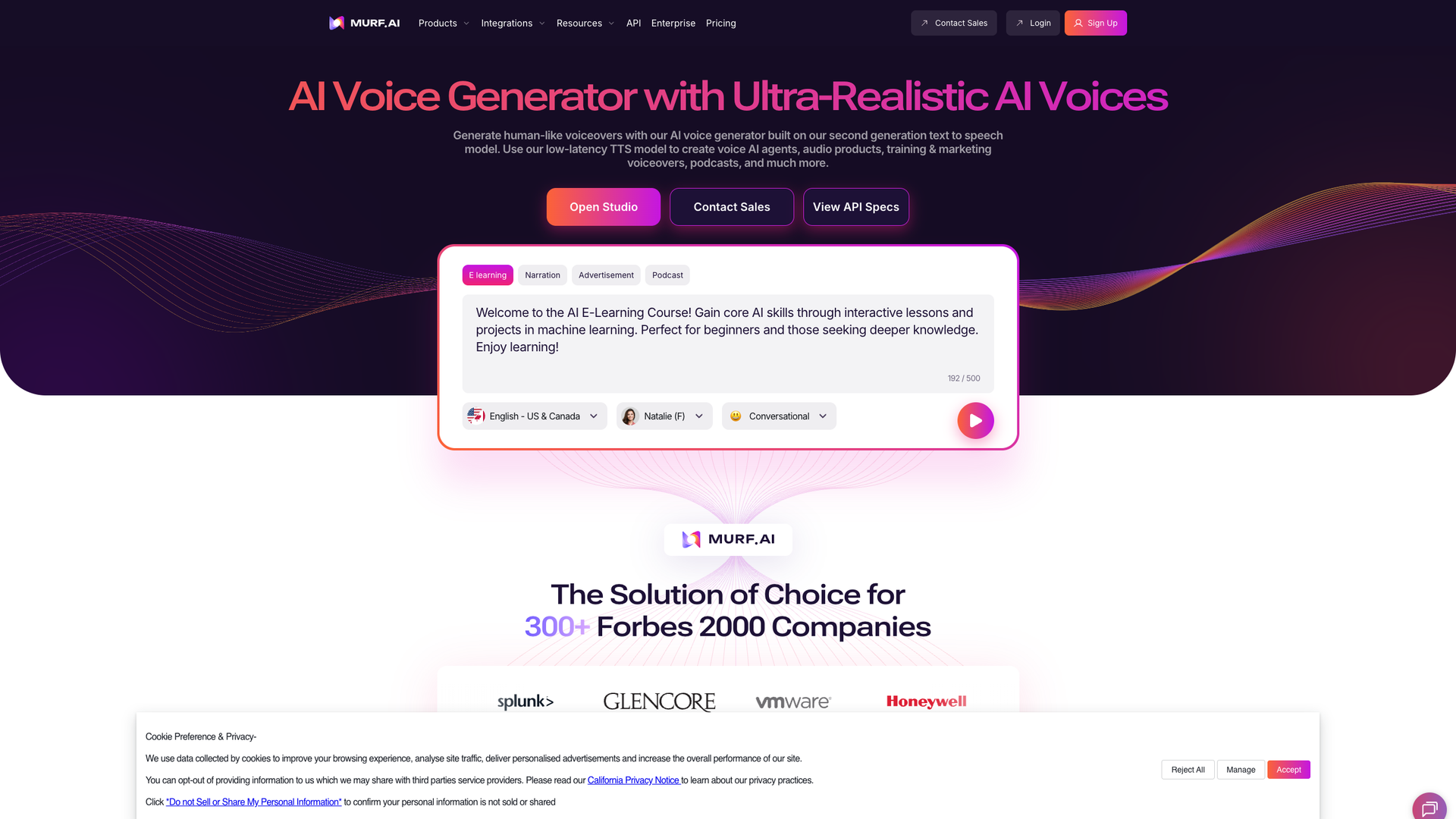 Murf AI screenshot