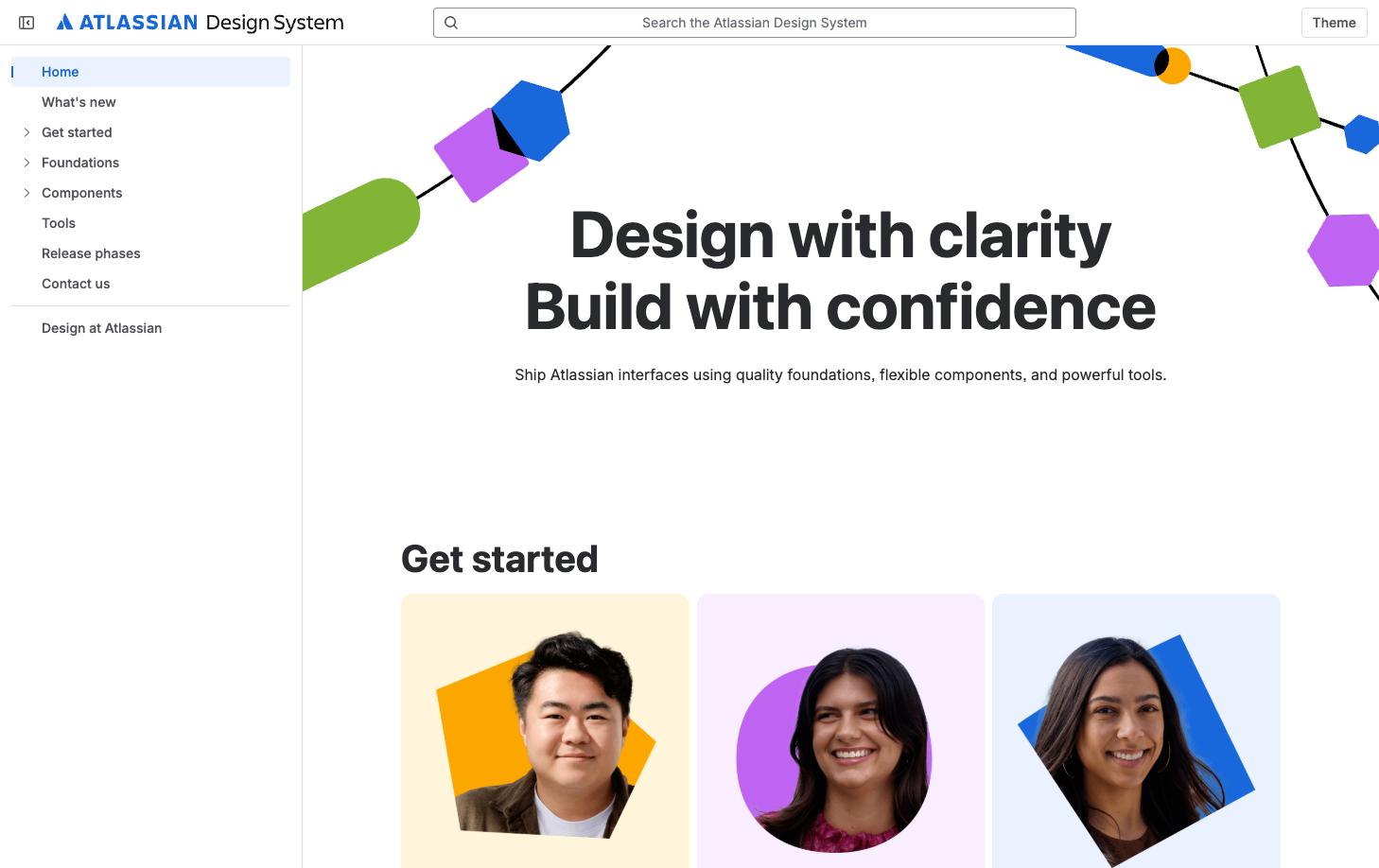 Atlassian Design System screenshot