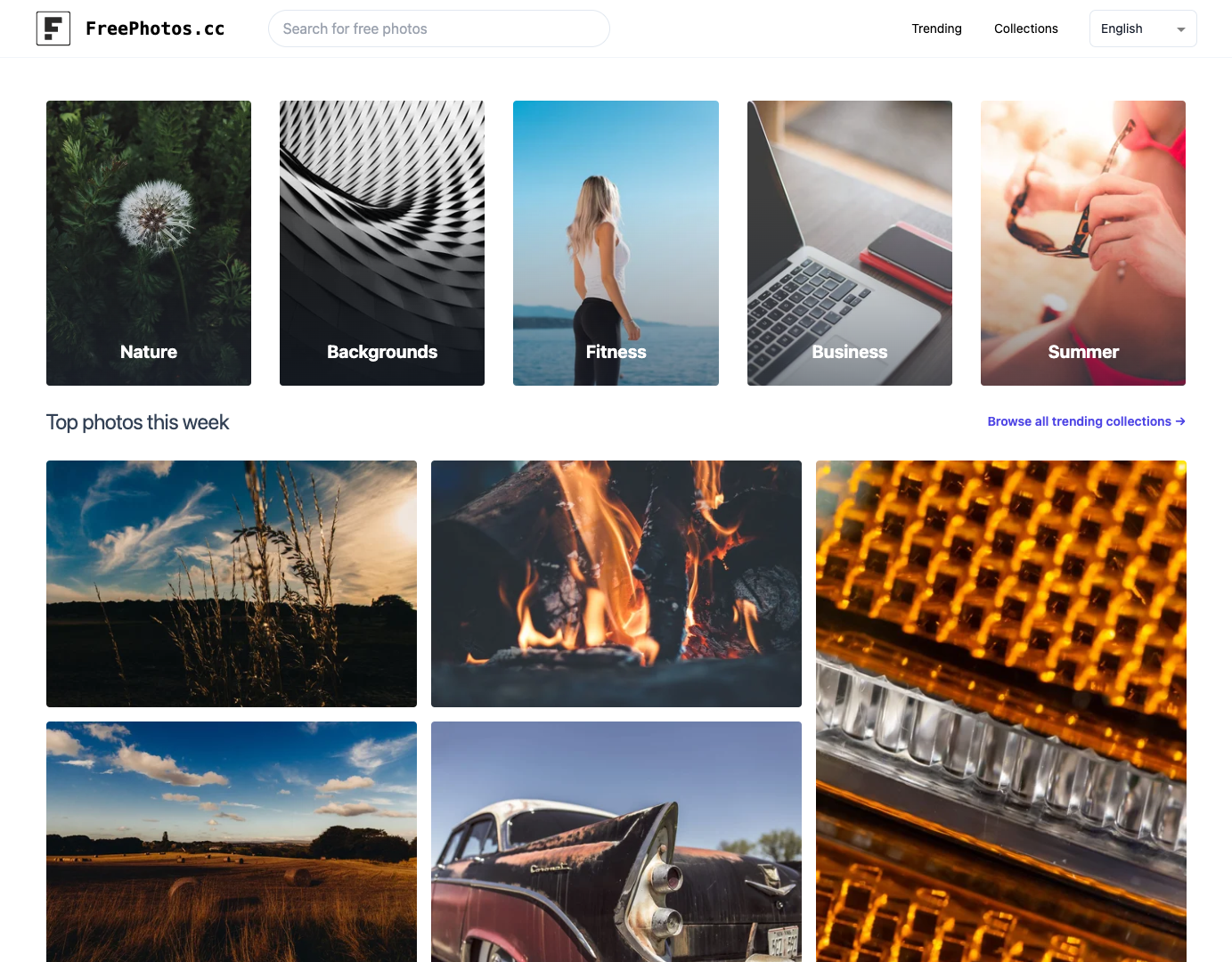 FreePhotos.cc screenshot