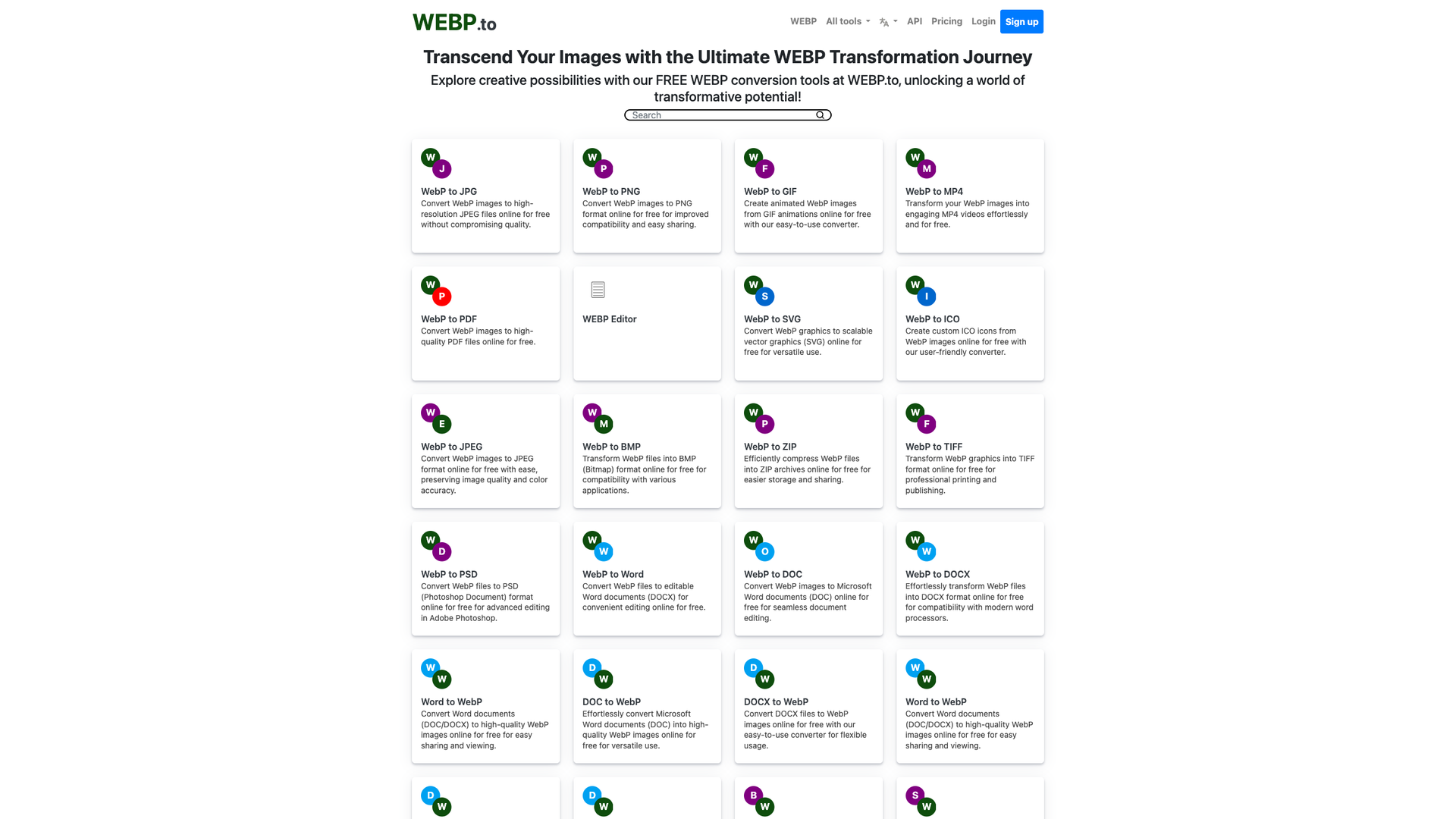WebP.to screenshot