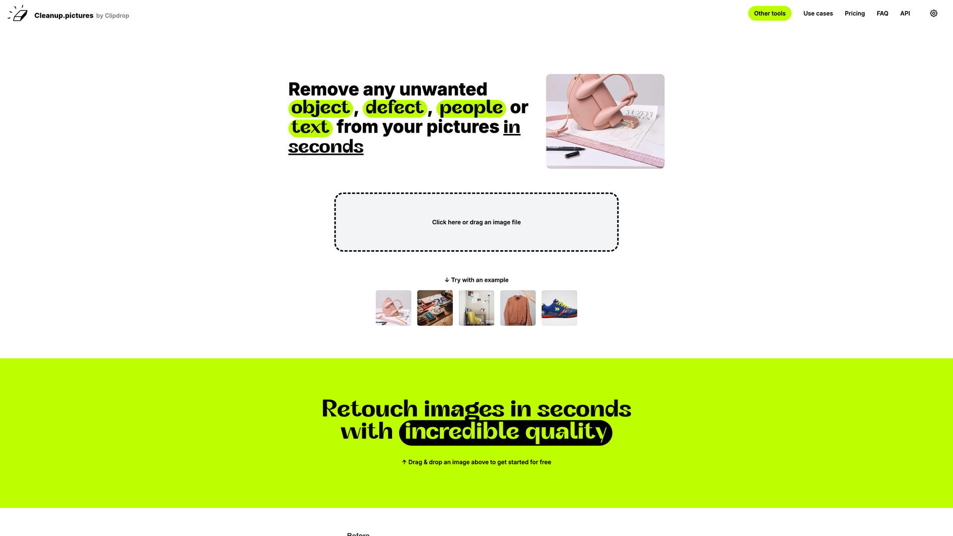 Cleanup.pictures screenshot