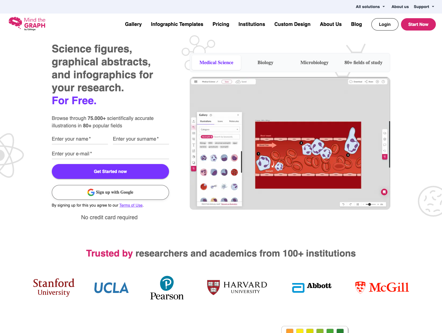 Mind the Graph screenshot